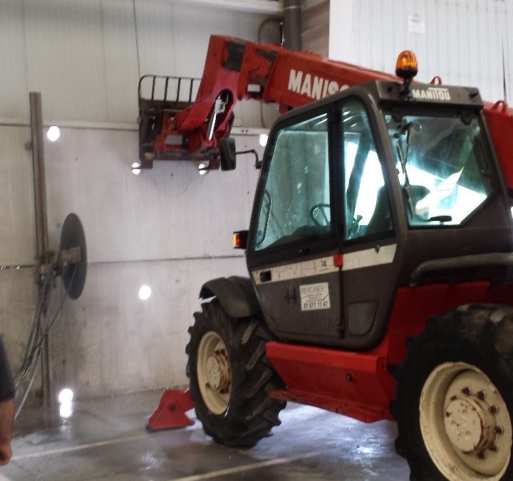 Corte de puertas prefabricadas